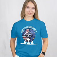 Unity Over Superiority T-Shirt | Political Statement, Inclusive Sizing
