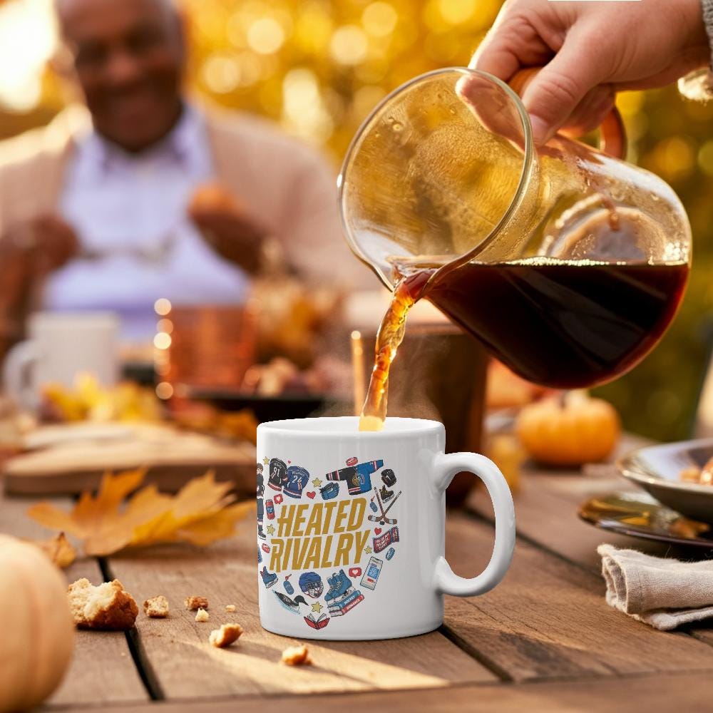 Heated Rivalry fan art mug | 11oz coffee mug | Hockey Romance Gift