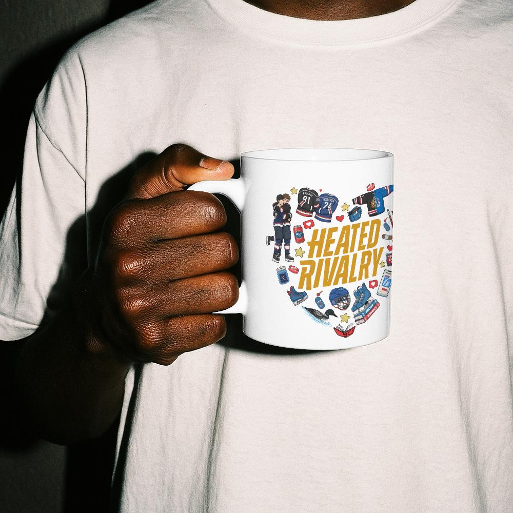Heated Rivalry fan art mug | 11oz coffee mug | Hockey Romance Gift