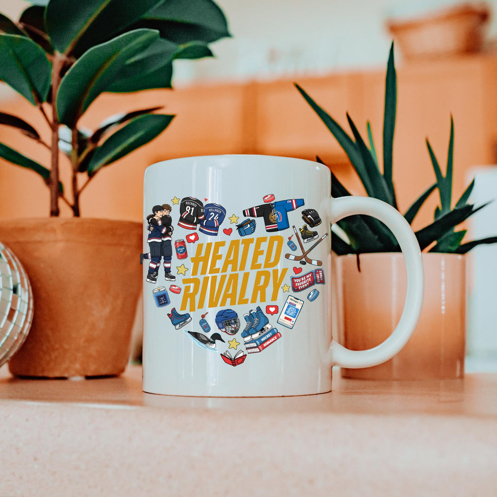 Heated Rivalry fan art mug | 11oz coffee mug | Hockey Romance Gift