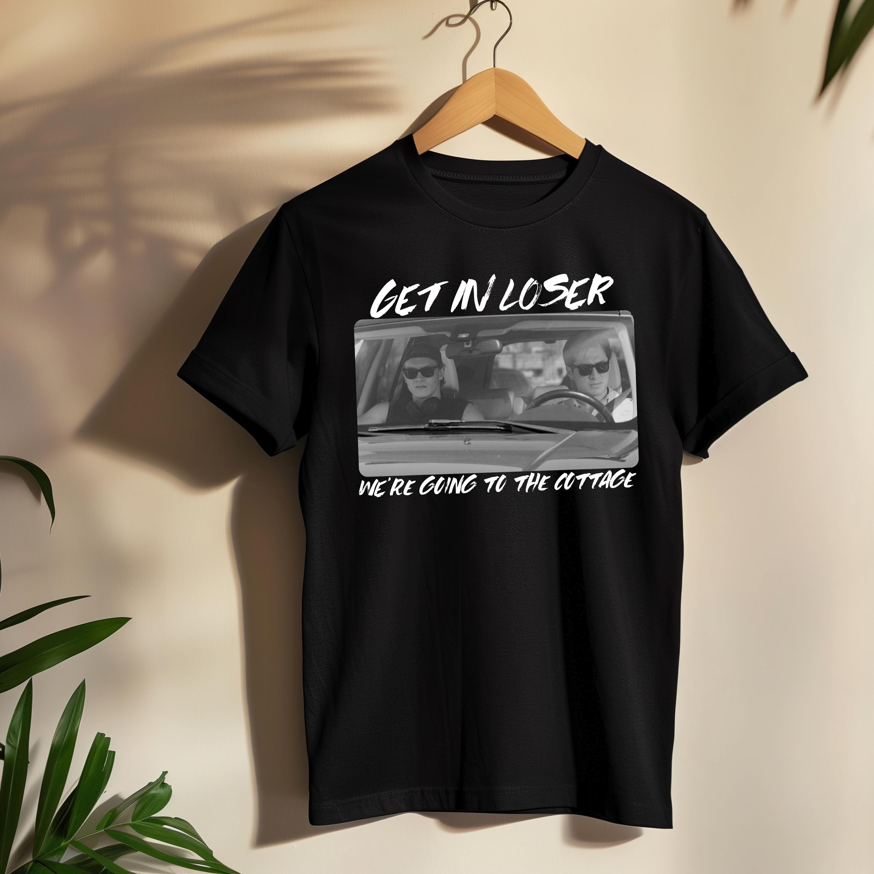 Get In Loser Cottage Trip T-Shirt | Heated Rivalry Fan Tee