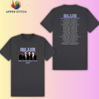 Blue 25th Anniversary Tour T-Shirt | Retro Boy Band Concert Tee
