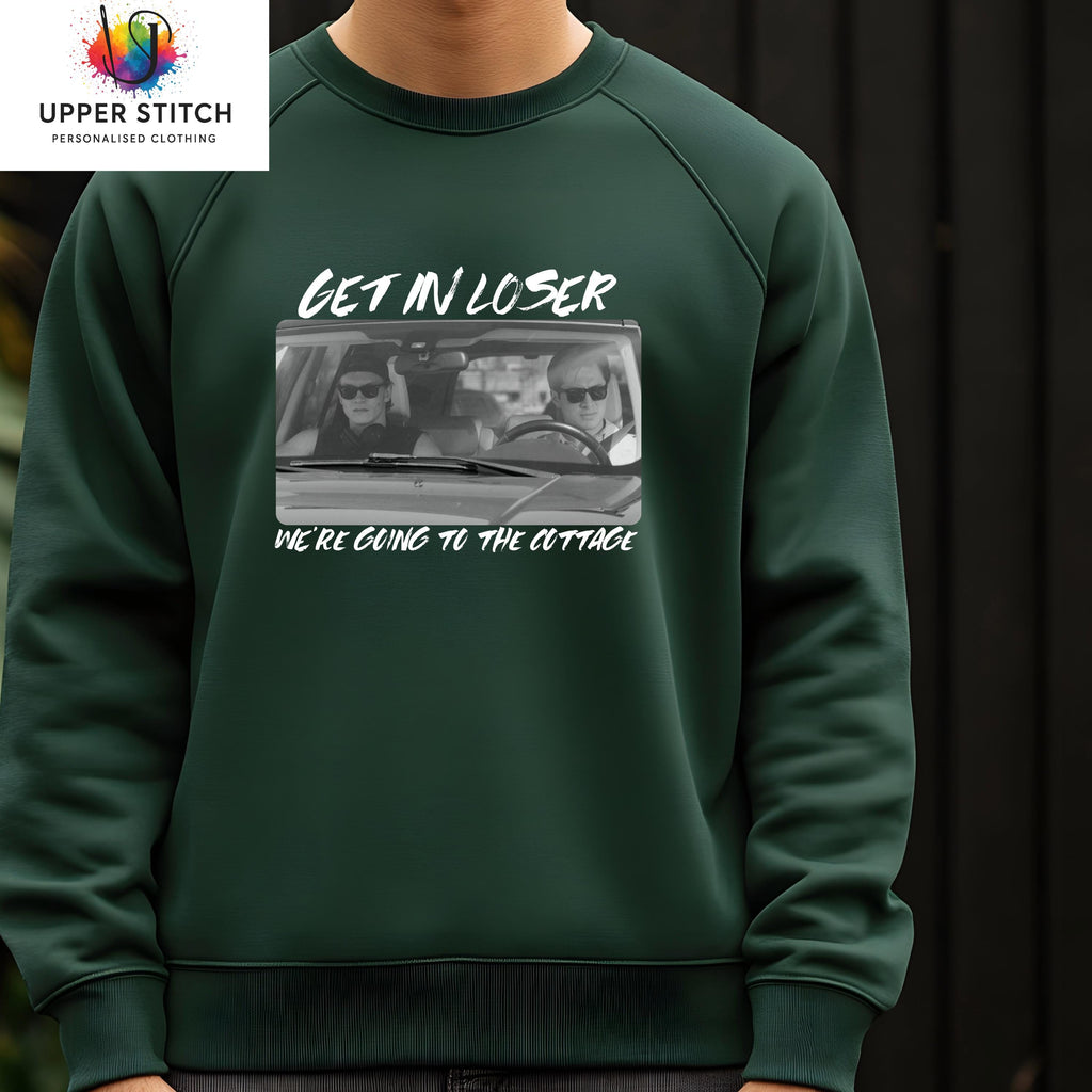 Get In Loser We’re Going to the Cottage Sweatshirt | Heated Rivalry Fan Inspired Jumper