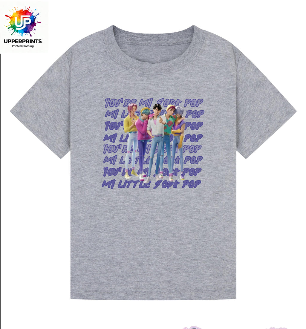 Saja Boys “Soda Pop” Lyric T-Shirt | K-Pop Demon Hunters Fan Made shirt | Kids & Adults
