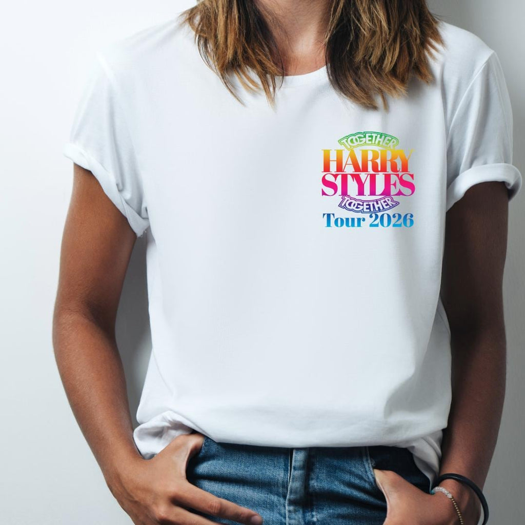 Harry Styles Together Tour 2026 T-Shirt | Colorful Fan Made Concert Tee
