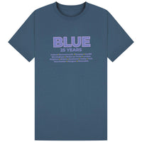 Blue 25th Anniversary Tour T-Shirt | 90s Boy Band Nostalgia