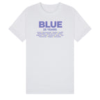 Blue 25th Anniversary Tour T-Shirt | 90s Boy Band Nostalgia