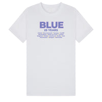 Blue 25th Anniversary Tour T-Shirt | 90s Boy Band Nostalgia