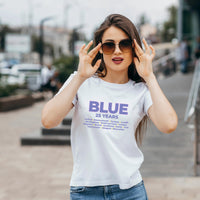Blue 25th Anniversary Tour T-Shirt | 90s Boy Band Nostalgia