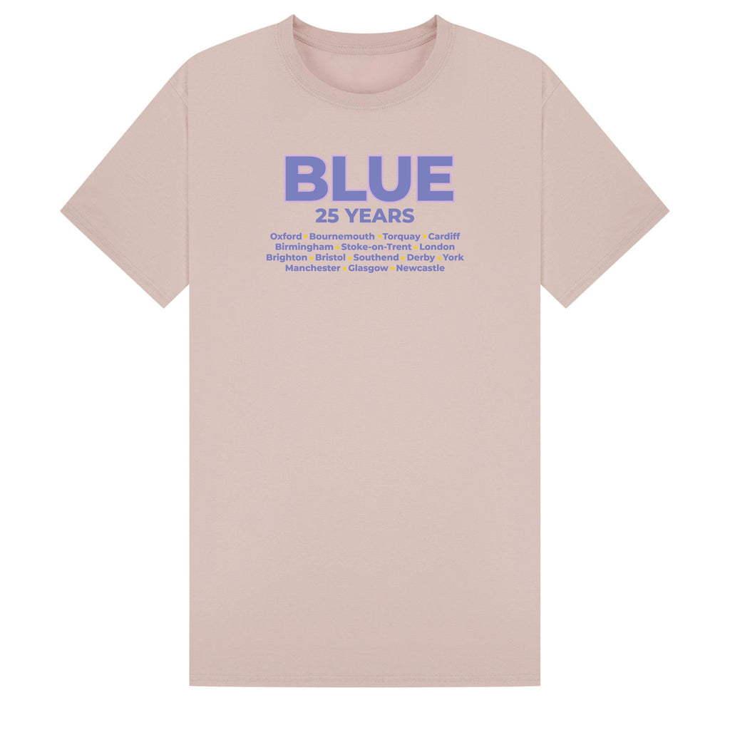 Blue 25th Anniversary Tour T-Shirt | 90s Boy Band Nostalgia