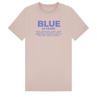 Blue 25th Anniversary Tour T-Shirt | 90s Boy Band Nostalgia