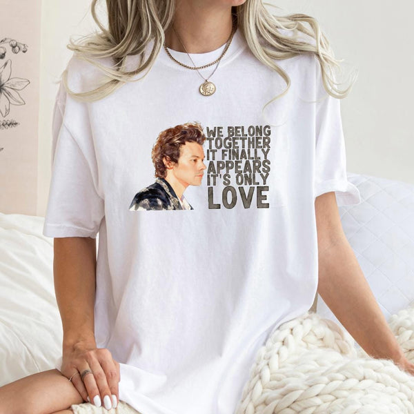 Harry Styles Lyric T-Shirt | Aperture, We Belong Together Fan Tee