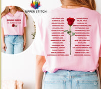 Bruno Mars Inspired Tour T-Shirt | Unofficial Concert Merch shirt | Adult, Plus & Kids Sizes