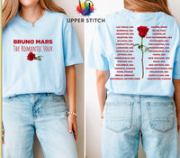 Bruno Mars Inspired Tour T-Shirt | Unofficial Concert Merch shirt | Adult, Plus & Kids Sizes