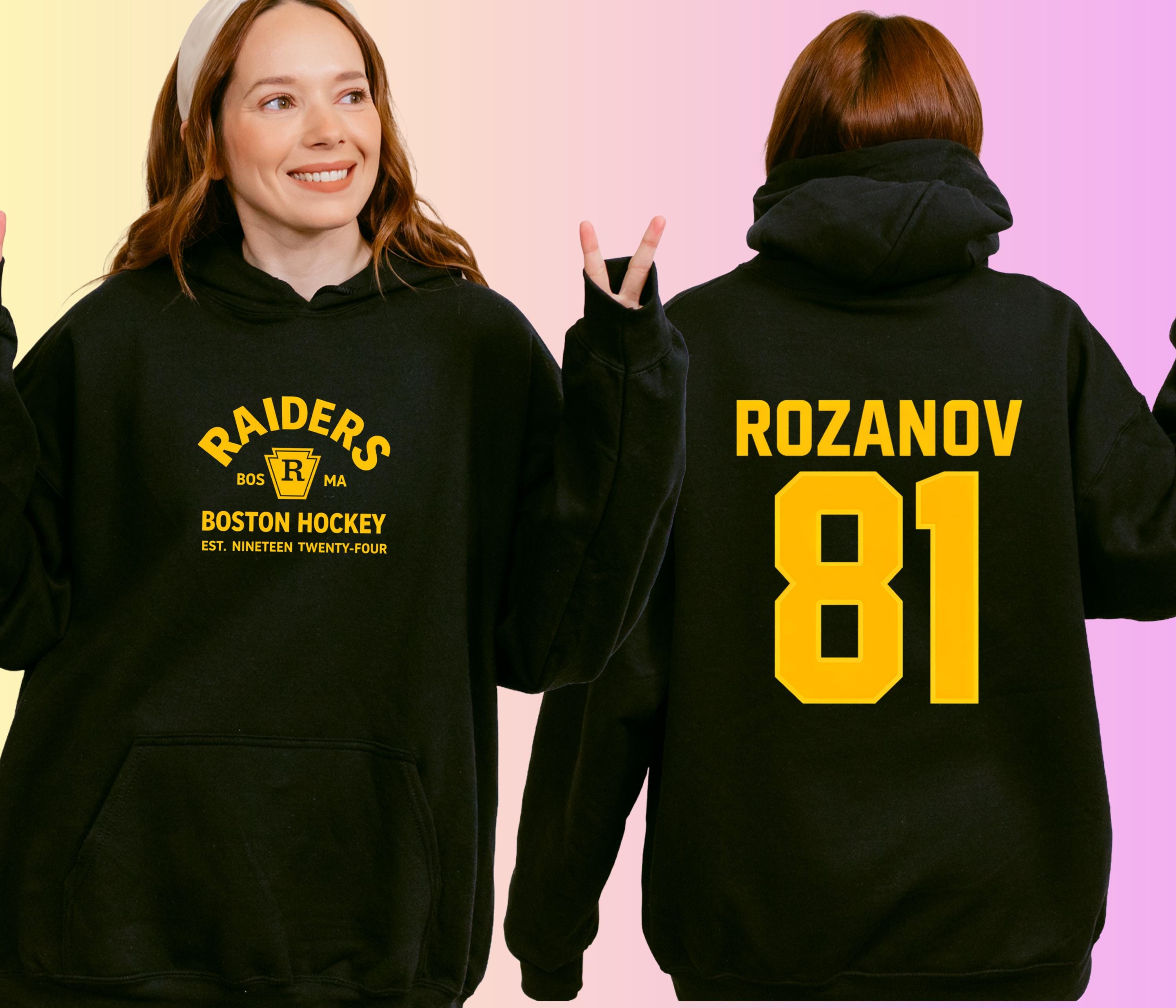 Heated Rivalry Inspired Hoodie | Rozanov 81, BookTok Romance