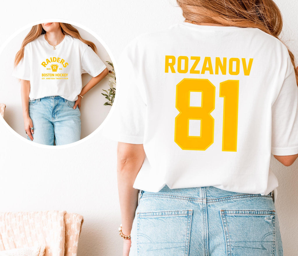 Heated Rivalry Inspired T-Shirt | Rozanov 81 Hockey Tee