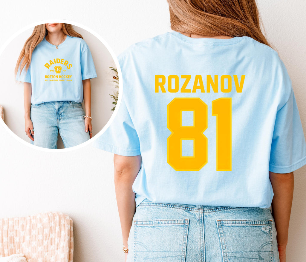 Heated Rivalry Inspired T-Shirt | Rozanov 81 Hockey Tee