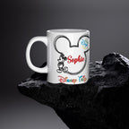 Personalised Disney Trip Mug | Custom Name Disney Inspired Coffee Cup | Fan Made Gift