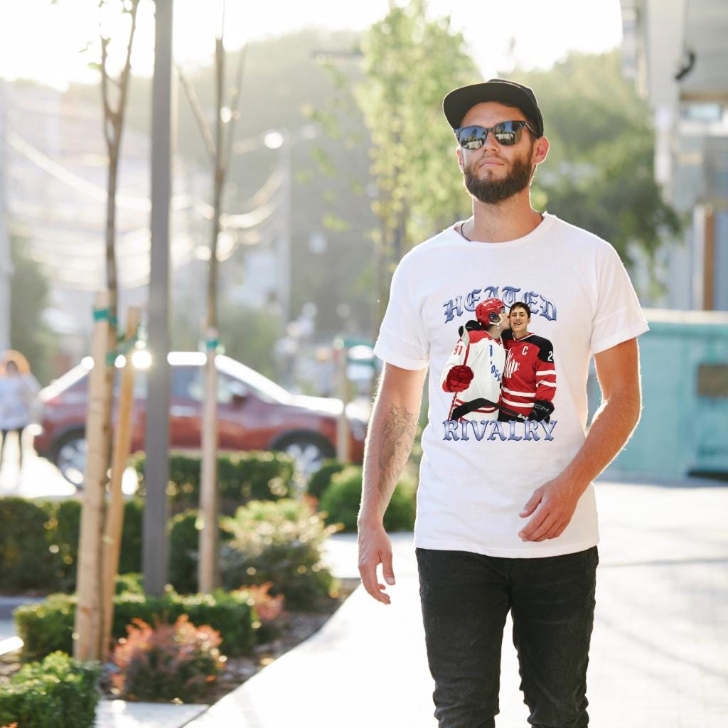 Heated Rivalry Fan Inspired T-Shirt | Hockey Rivals Graphic Tee | Romance Reader Shirt