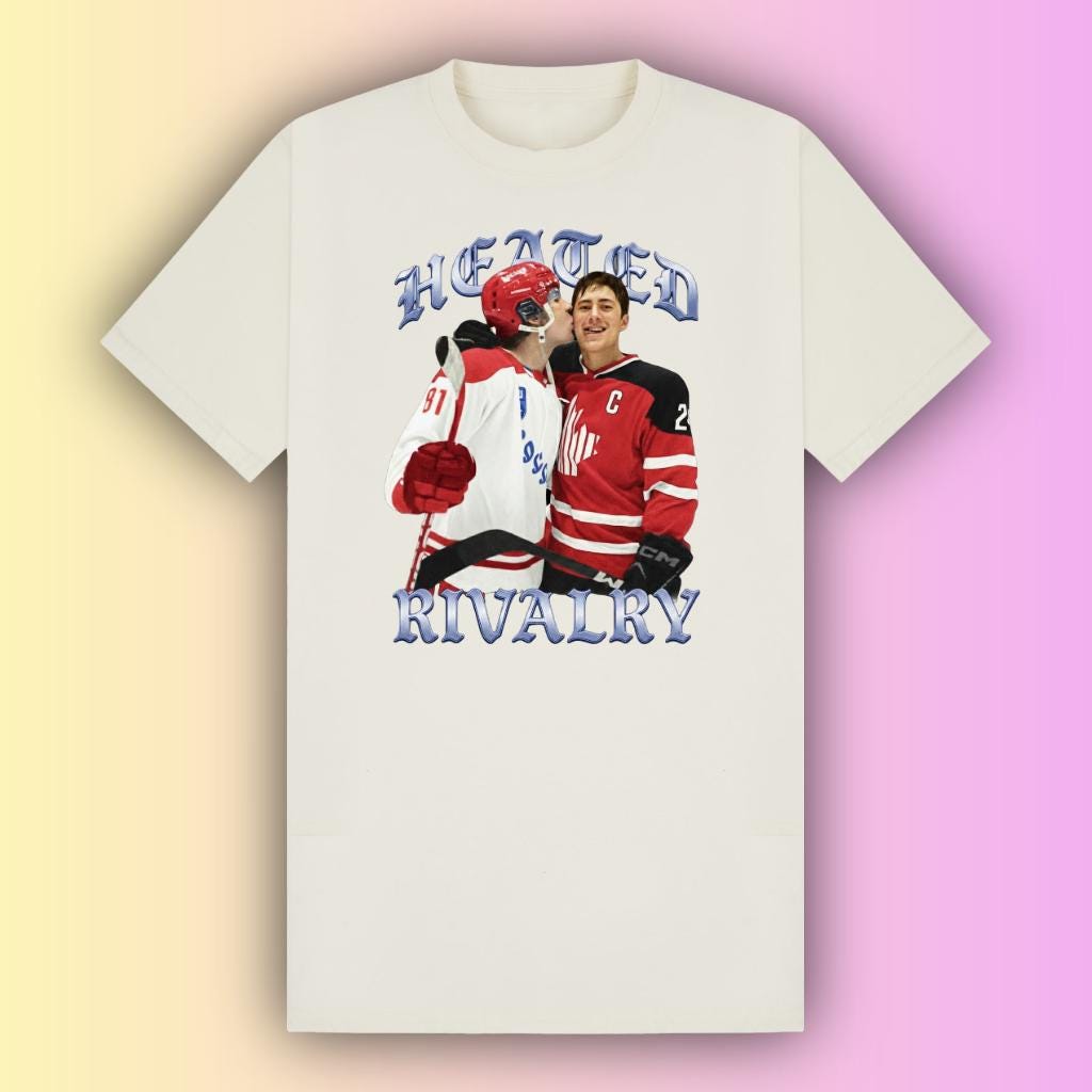 Heated Rivalry Fan Inspired T-Shirt | Hockey Rivals Graphic Tee | Romance Reader Shirt