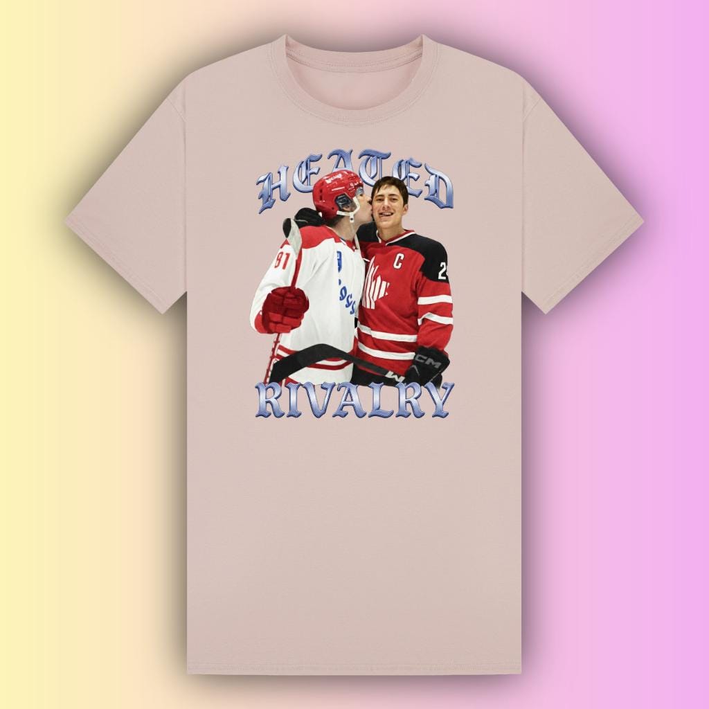 Heated Rivalry Fan Inspired T-Shirt | Hockey Rivals Graphic Tee | Romance Reader Shirt