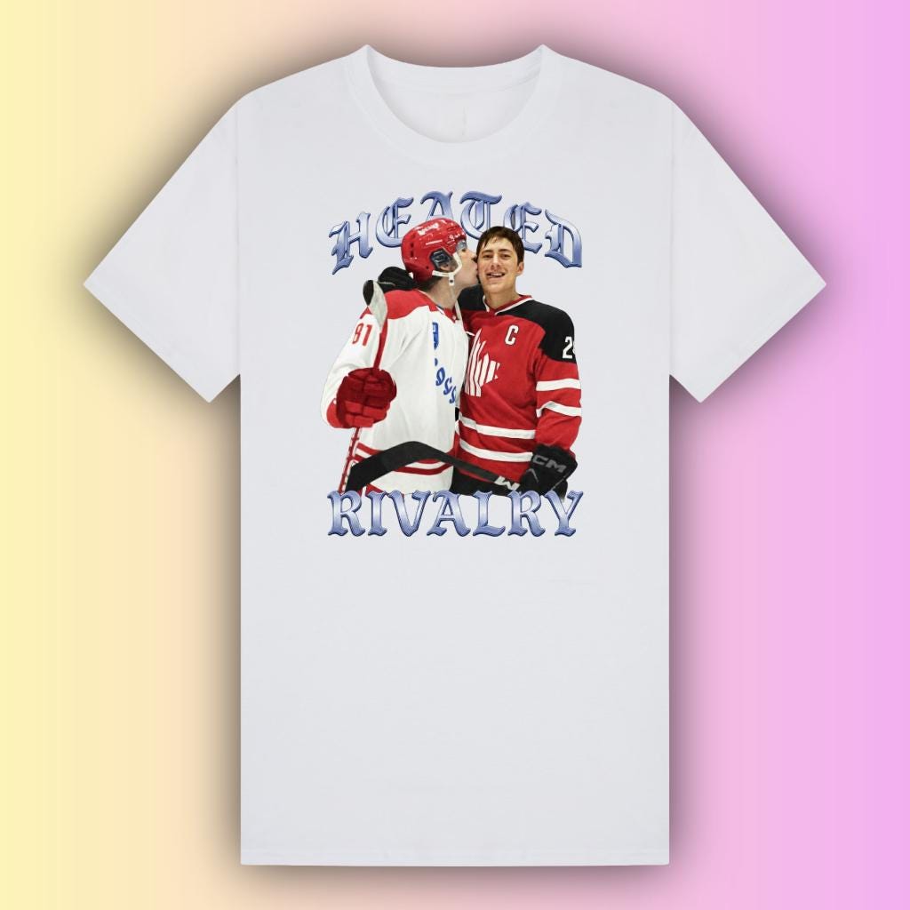 Heated Rivalry Fan Inspired T-Shirt | Hockey Rivals Graphic Tee | Romance Reader Shirt