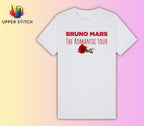 Bruno Mars Tour Inspired T-Shirt | The Romantic Tour Concert Tee | Kids Adult & Plus Size Music Fan Shirt