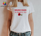 Bruno Mars Tour Inspired T-Shirt | The Romantic Tour Concert Tee | Kids Adult & Plus Size Music Fan Shirt