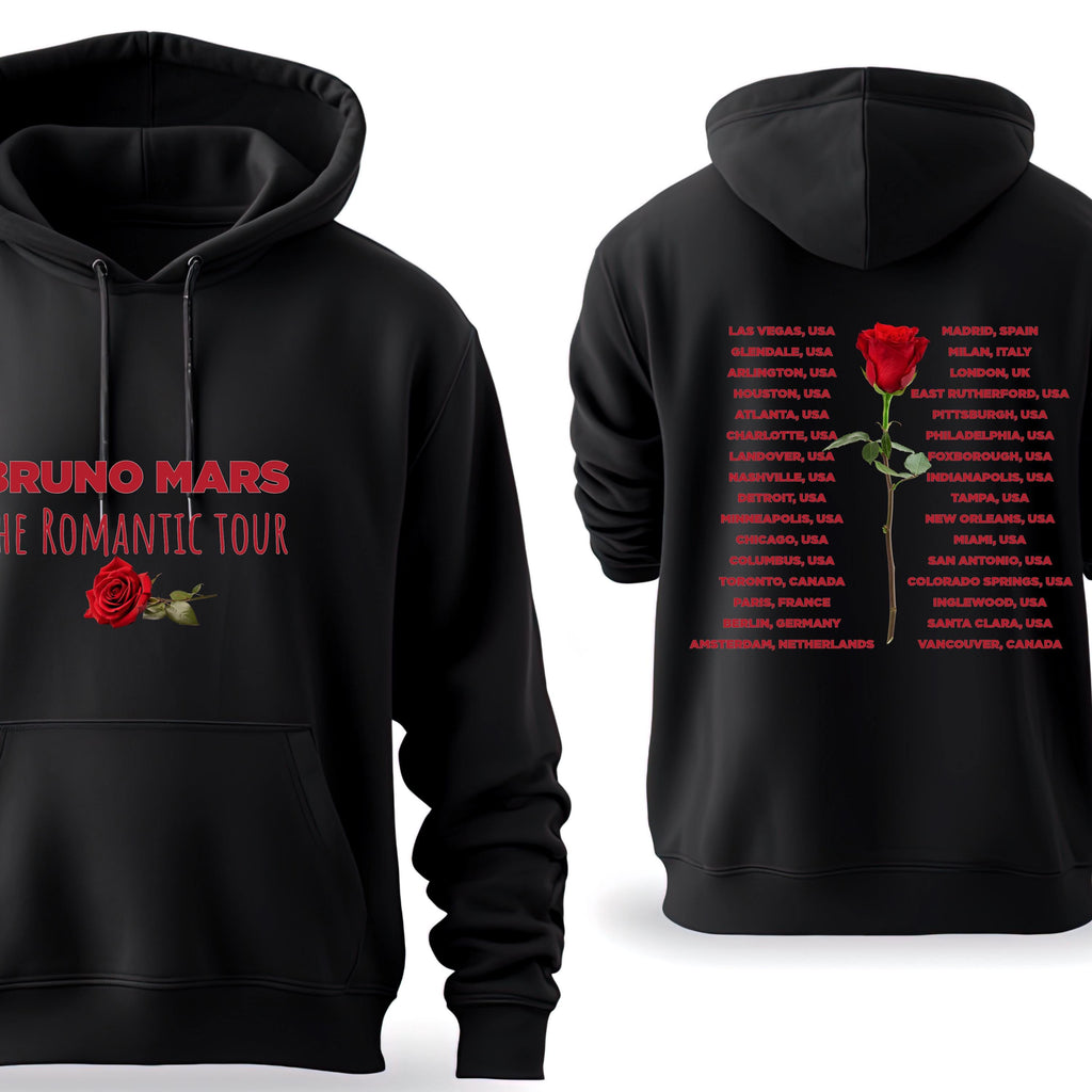 Bruno Mars Inspired Tour Hoodie | Unofficial Concert Merch Sweatshirt | Adult Kids & Plus Sizes