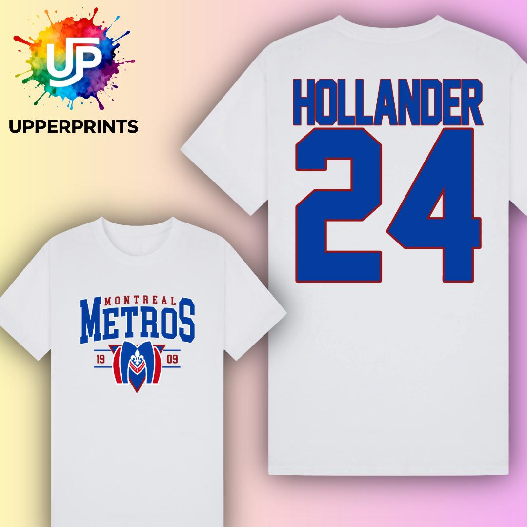 Hollander 24 T-Shirt | Montreal Metros Heated Rivalry Fan Shirt
