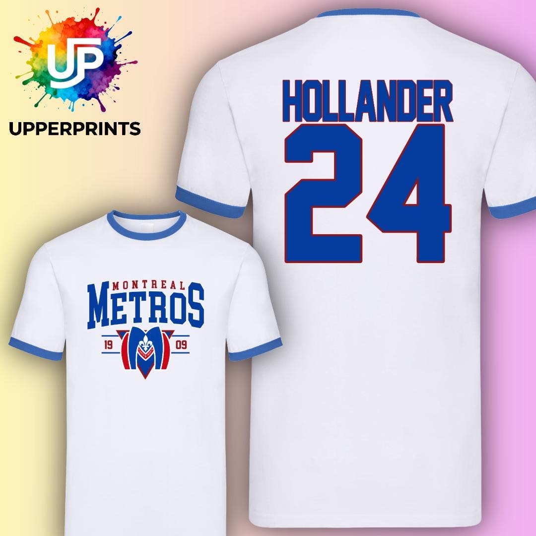 Hollander 24 T-Shirt | Montreal Metros Heated Rivalry Fan Shirt