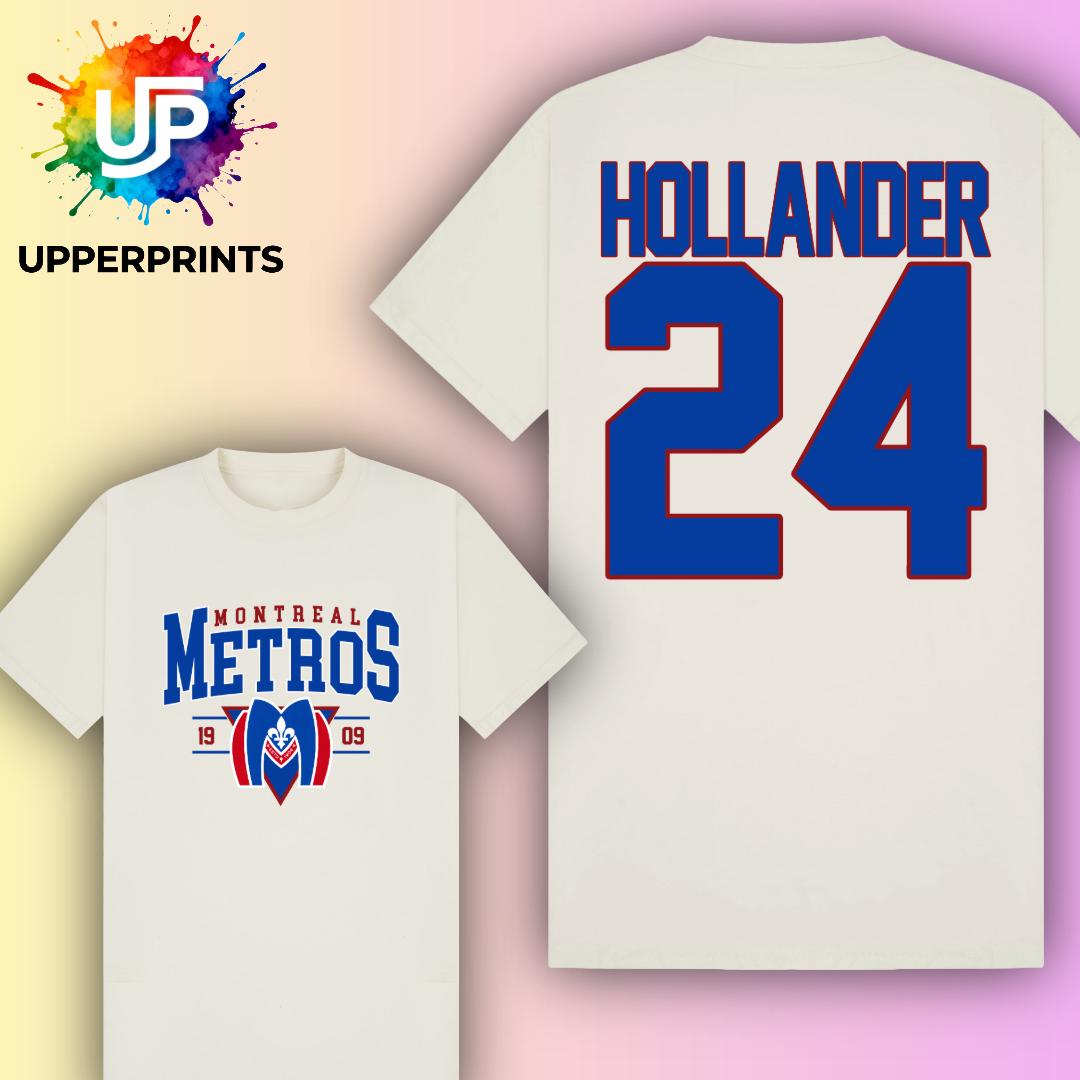 Hollander 24 T-Shirt | Montreal Metros Heated Rivalry Fan Shirt