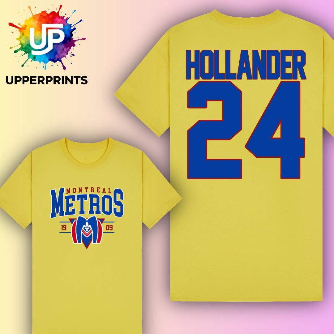 Hollander 24 T-Shirt | Montreal Metros Heated Rivalry Fan Shirt