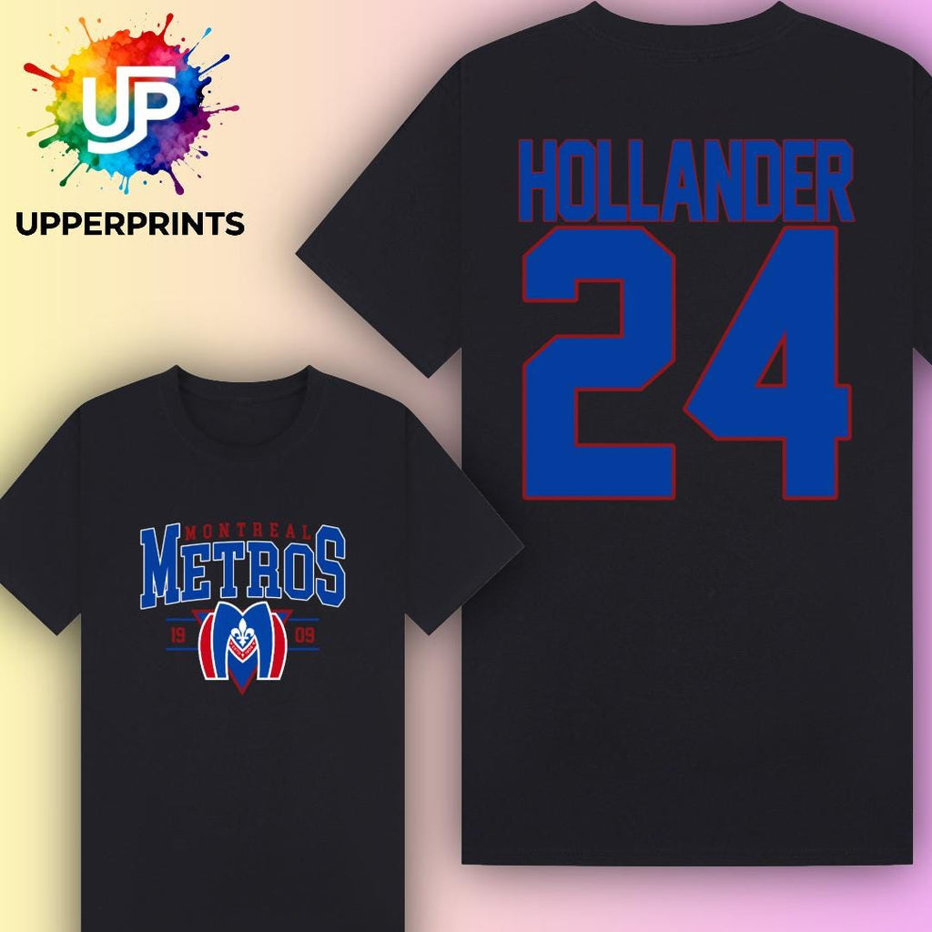 Hollander 24 T-Shirt | Montreal Metros Heated Rivalry Fan Shirt