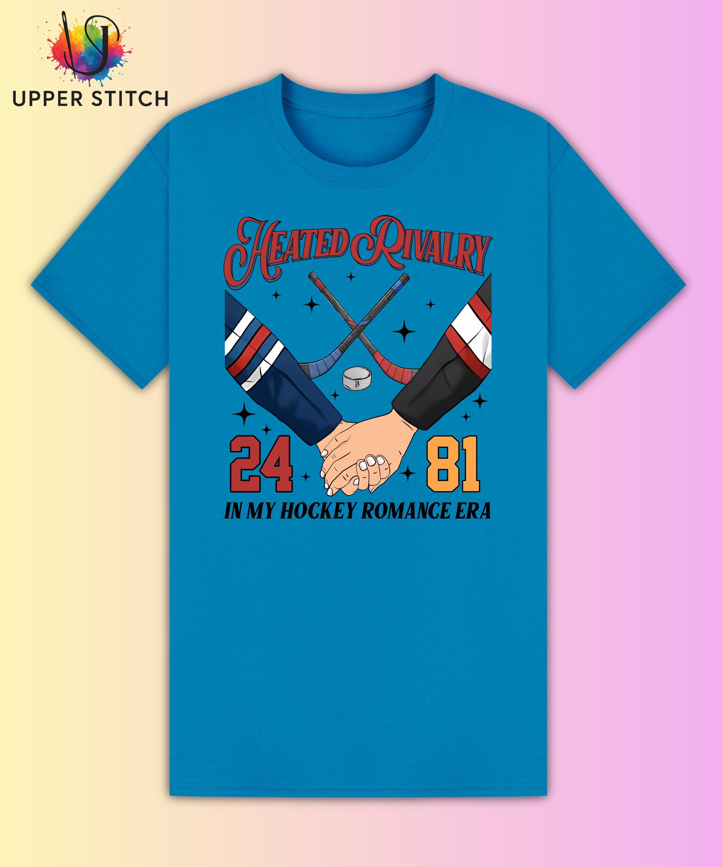 Heated Rivalry Fan Art Tee | Hockey Romance BookTok Shirt