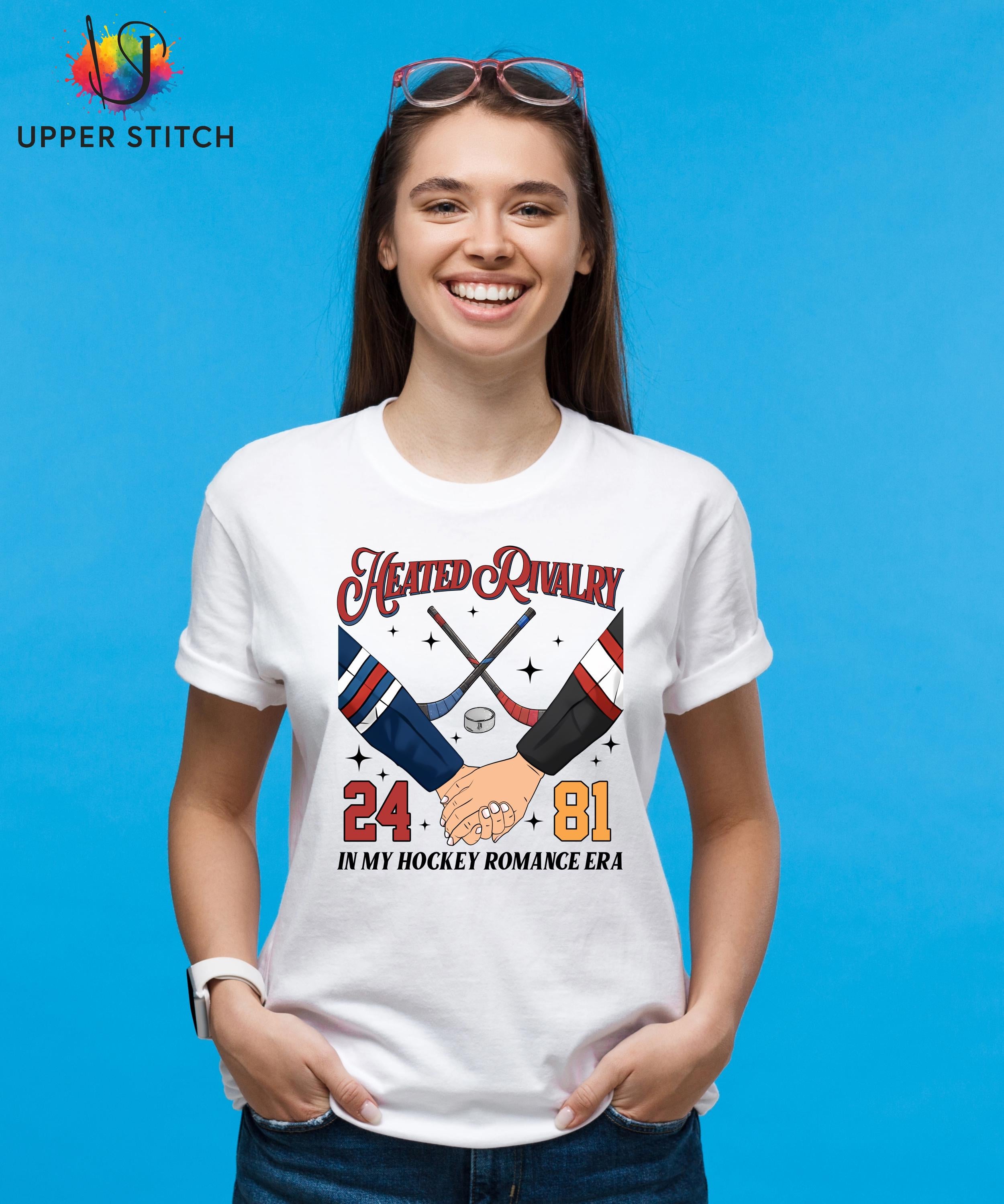 Heated Rivalry Fan Art Tee | Hockey Romance BookTok Shirt