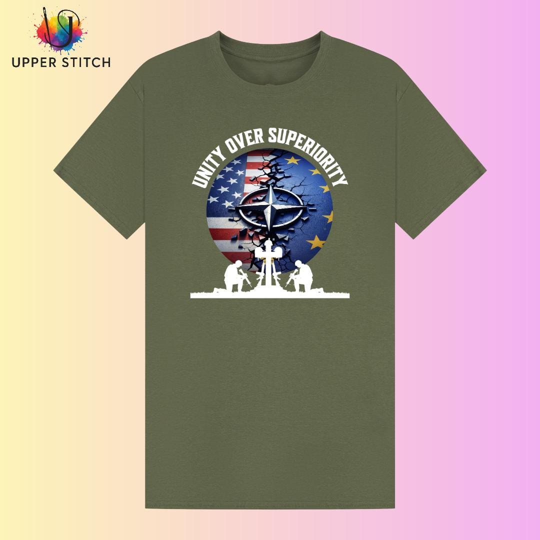 Unity Over Superiority T-Shirt | Political Statement, Inclusive Sizing
