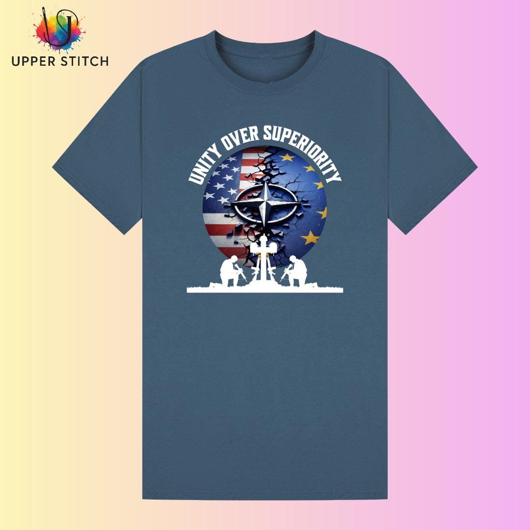 Unity Over Superiority T-Shirt | Political Statement, Inclusive Sizing