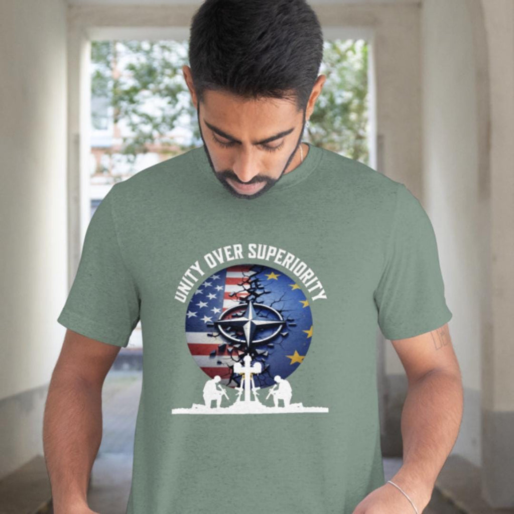 Unity Over Superiority T-Shirt | Political Statement, Inclusive Sizing