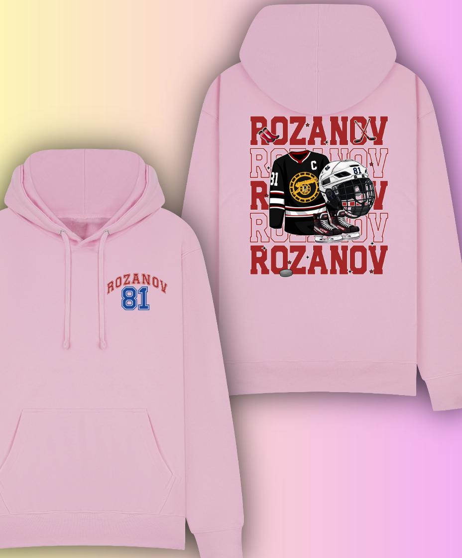 Rozanov 81 Hockey Hoodie | Hockey Fan Hood | Heated Rivalry | Unisex Inclusive sizing