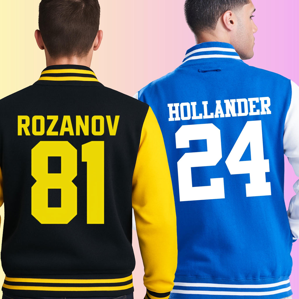 Varsity Jacket Heated Rivalry | Ice Hockey Style Jacket | Rozanov or Hollander