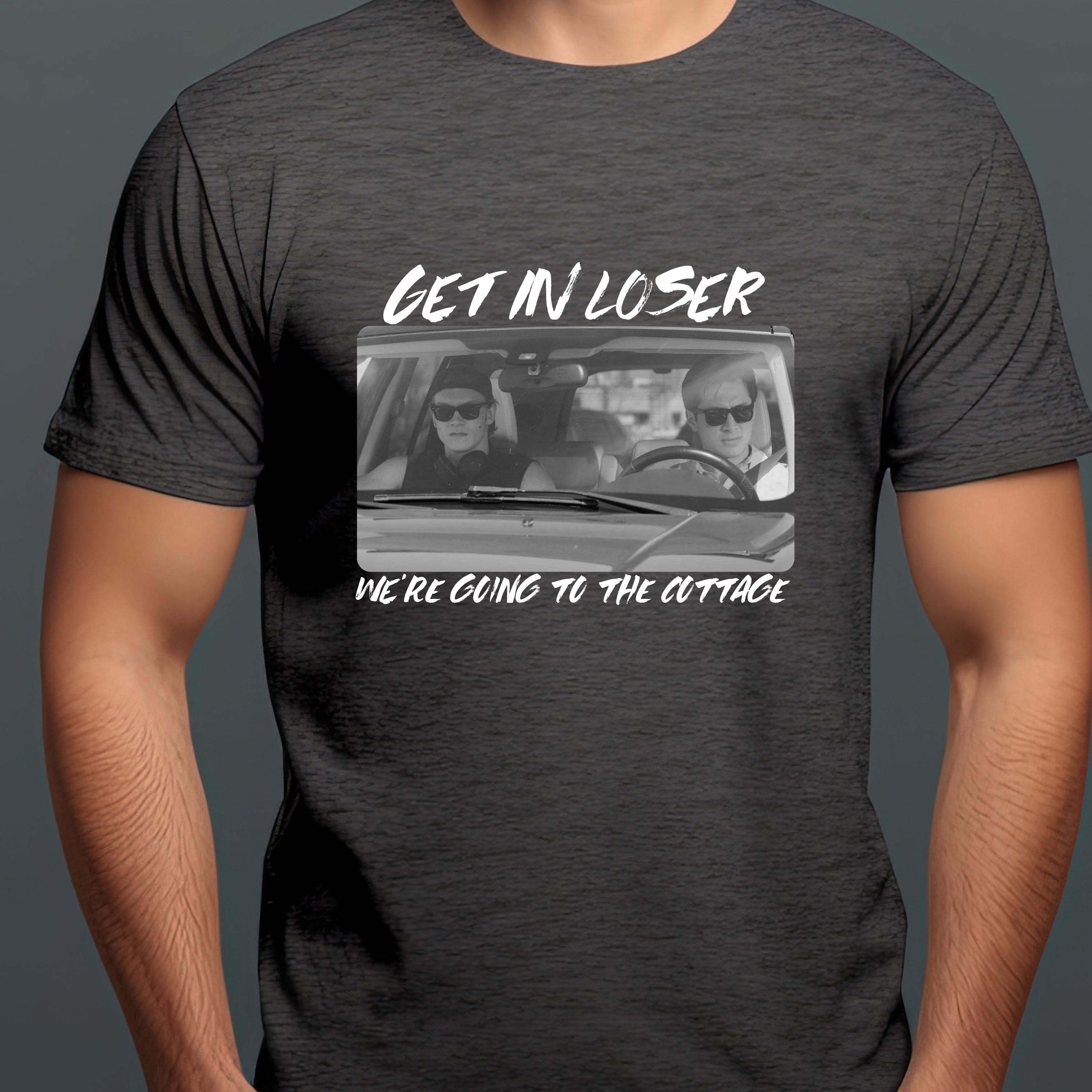 Get In Loser Cottage Trip T-Shirt | Heated Rivalry Fan Tee