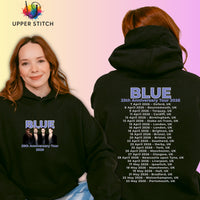 Blue 25th Anniversary Tour Hoodie | Retro Boy Band UK Dates