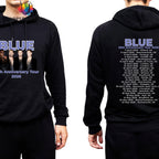Blue 25th Anniversary Tour Hoodie | Retro Boy Band UK Dates