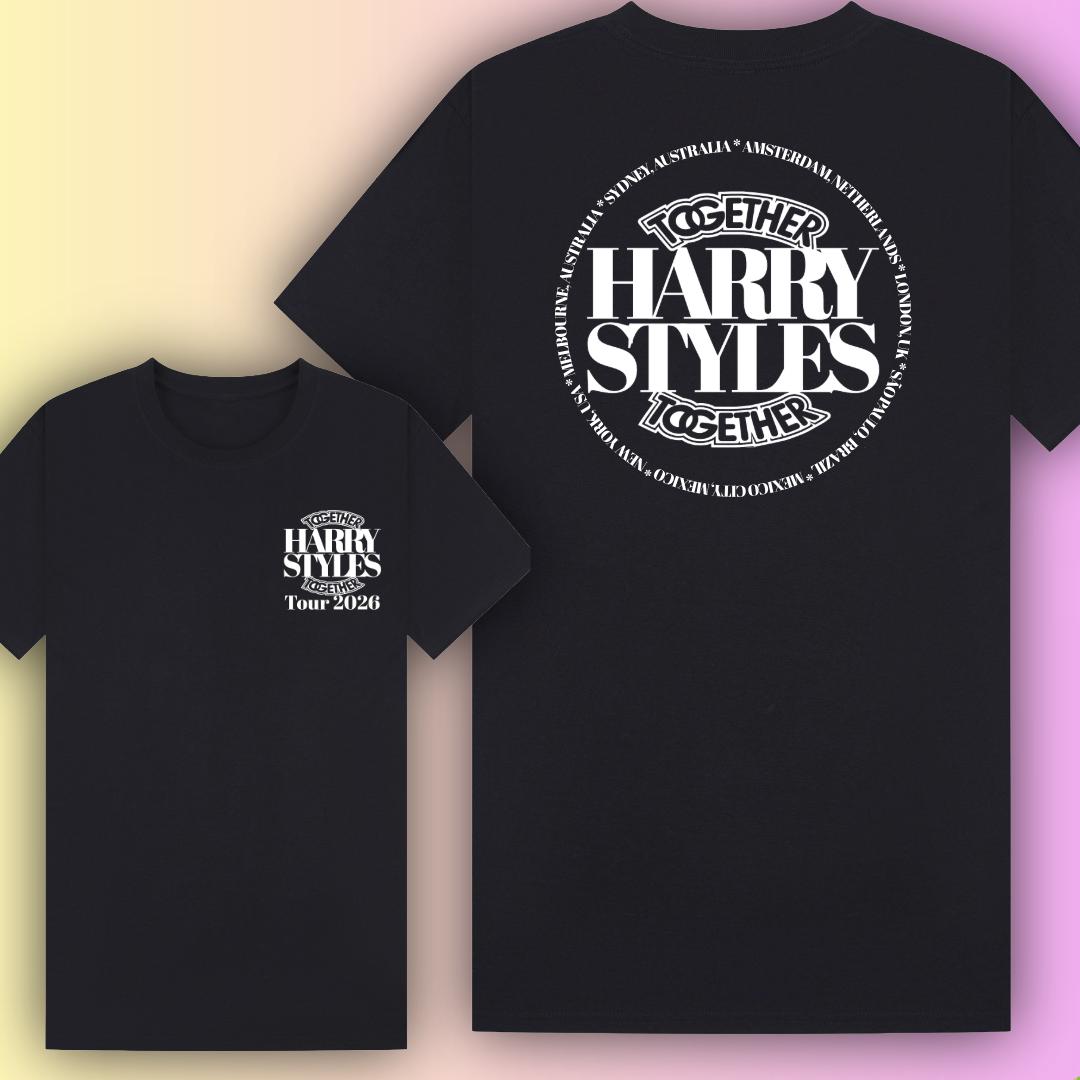 Harry Styles Together Tour 2026 T-Shirt | Fan Made Concert Tee