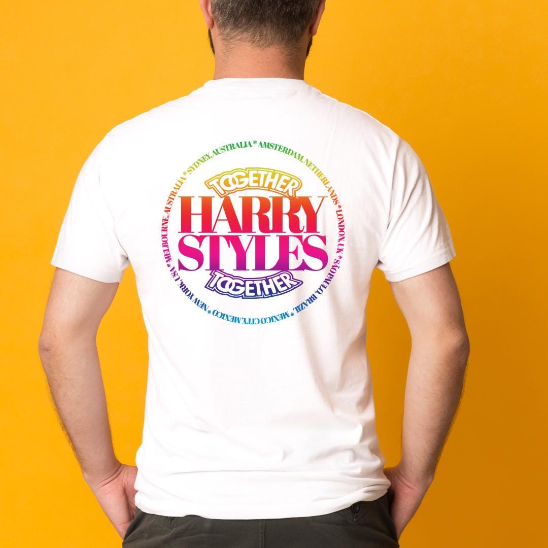 Harry Styles Together Tour 2026 T-Shirt | Colorful Fan Made Concert Tee