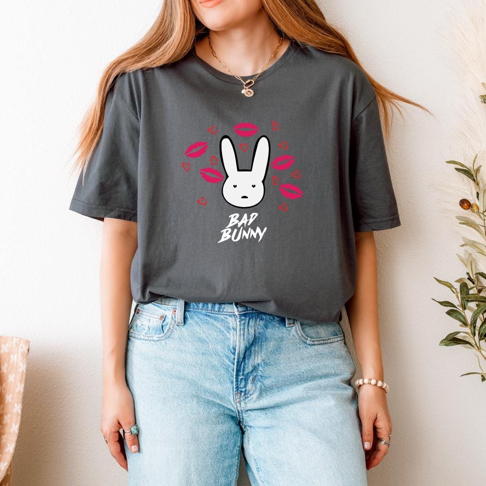 Bad Bunny Graphic Tee – Reggaeton Music Fan Unisex Shirt