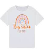 Big Brother/Sister Pregnancy Announcement Shirt – Rainbow Sibling Reveal, EST 2026