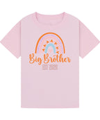 Big Brother/Sister Pregnancy Announcement Shirt – Rainbow Sibling Reveal, EST 2026