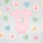 Bunny 1st Birthday Babygrow – Cake Smash Outfit, Keepsake Gift